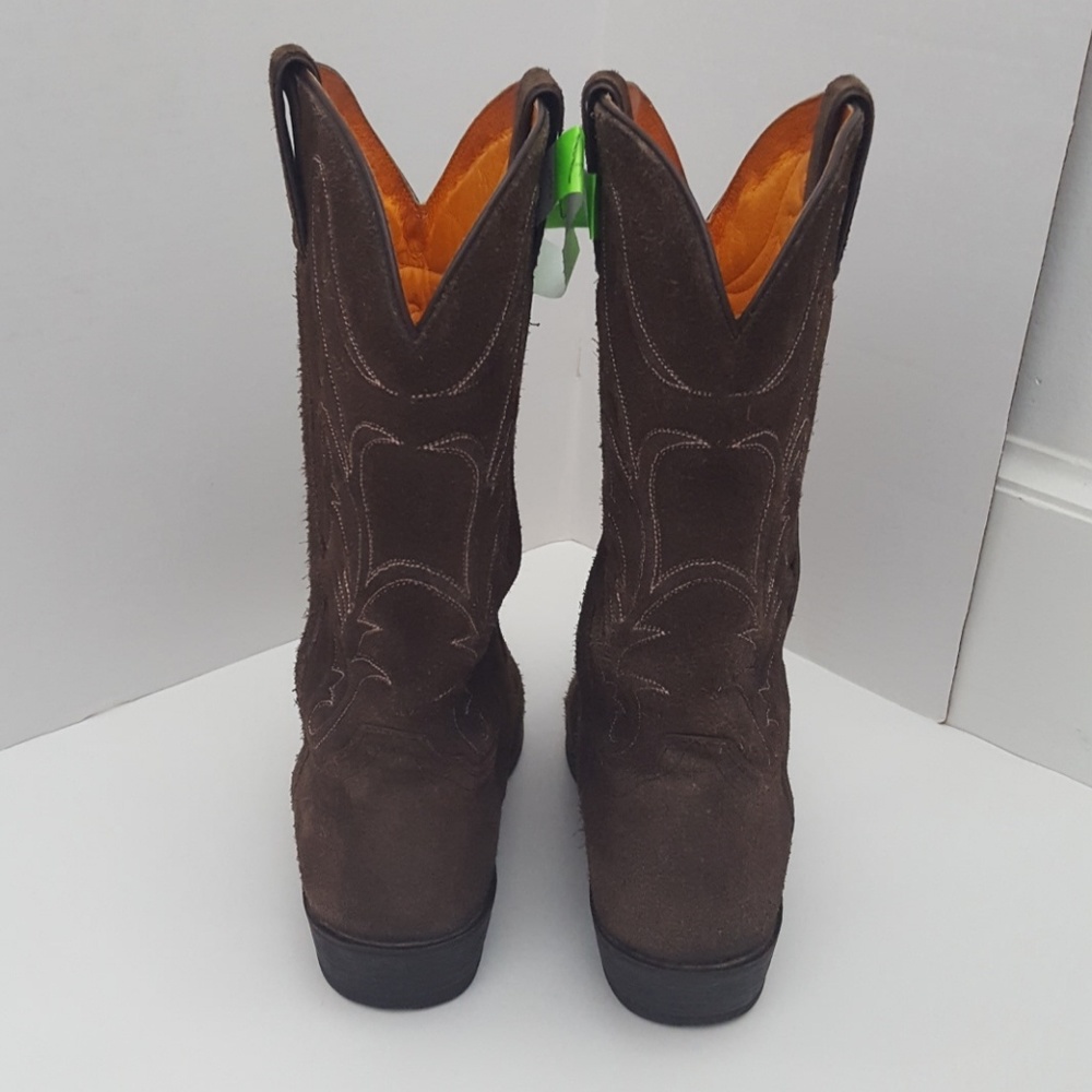 🛑SOLD🛑Frye brown suede western cowboy boots 8 - Picture 4 of 8